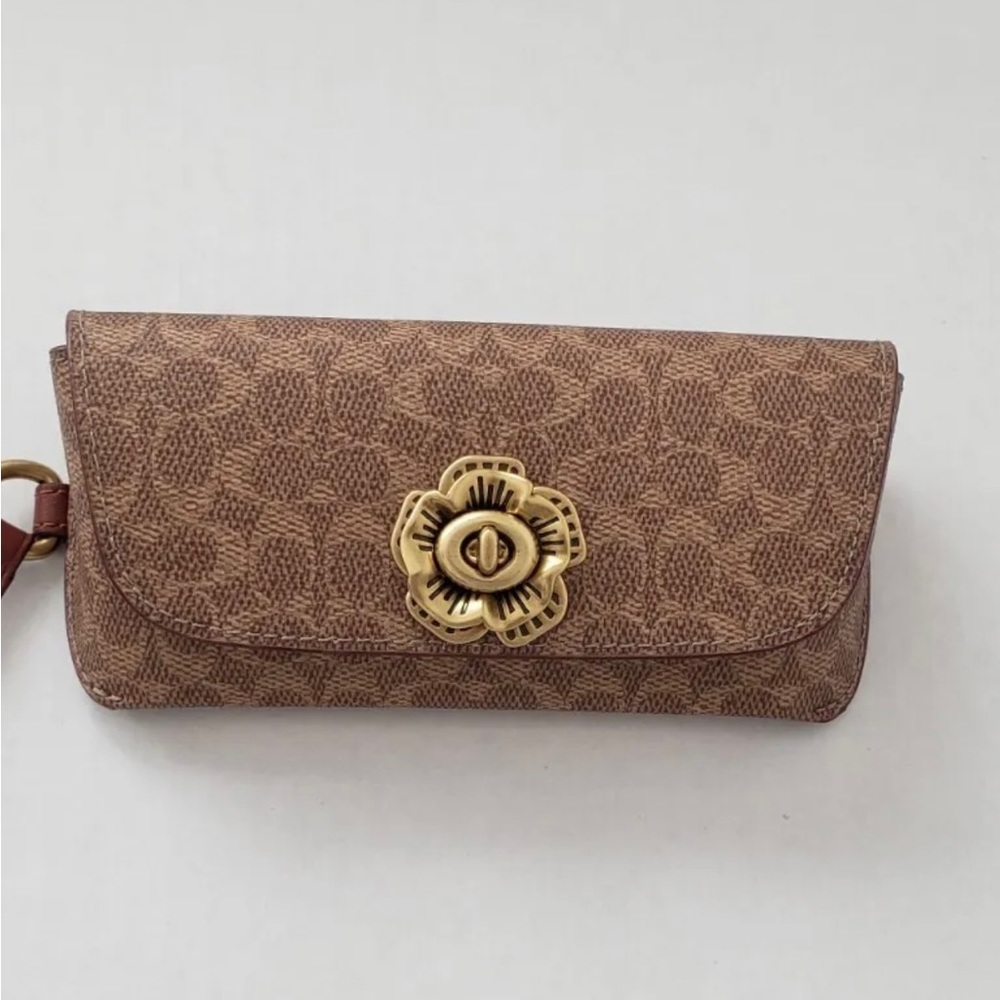 Coach Signature Monogram Sunglasses Case